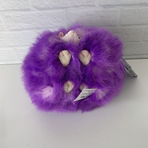 Wizarding World Of Harry Potter Pygmy Puff Plush Purple 6” w Sound Stuffed Works - Picture 3 of 5